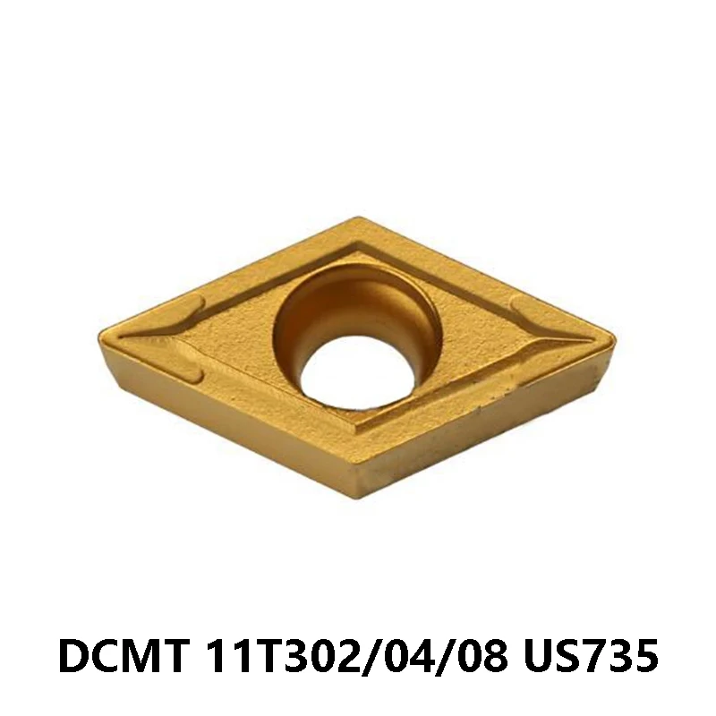 

Original MITSUBISHI DCMT DCMT11T304 US735 DCMT11T308 DCMT11T302 DCMT070204 US735 Lathe Cutter Carbide Inserts CNC Turning Tool