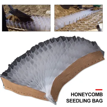 

Honeycomb Green Vegetable Seed Trays Pp Vegetable Bag Nursery Bags Seedling Bag Economic Plant Grow Organic Seeding Accessories