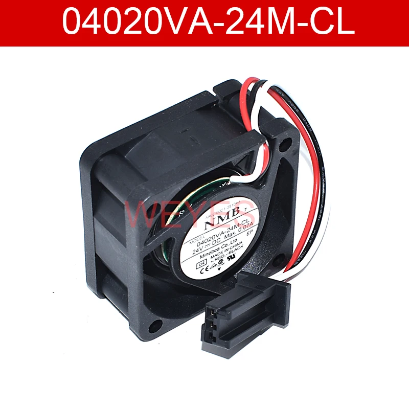 Новинка для НМБ 04020VA-24M-CL 24V 0.07A 4020 4 см 40*40*20 мм 3 провода Сервер площадь Вентилятор