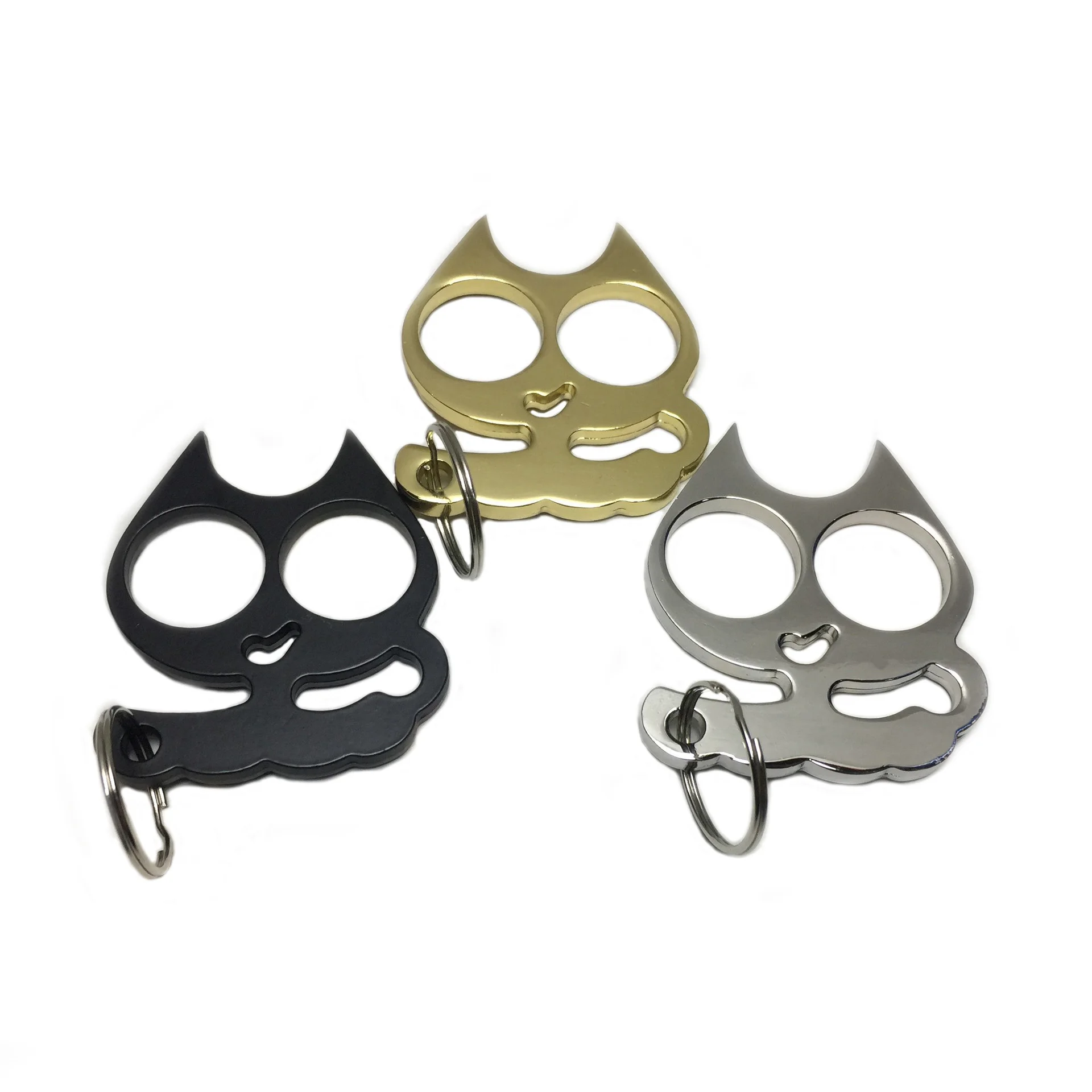 

New Cute Cat Keychains For Woman Girls Defensive Protect Creative Alloy Car Key Chain Keyring Bag Car Hanging Key Ring Gifts