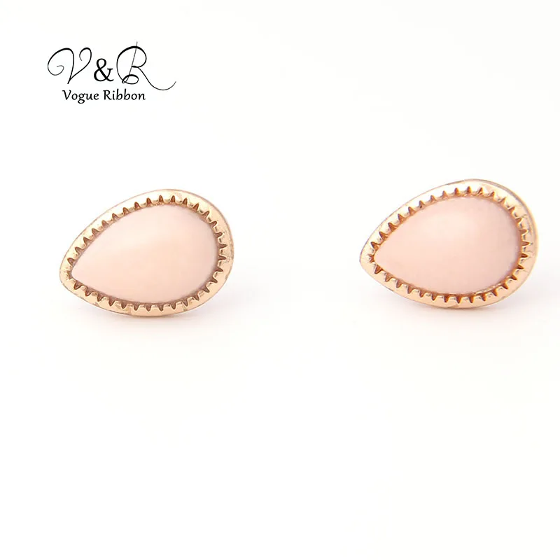 Assorted Multiple Sized Geometric Shaped Natural Stone Earring Set of 3 pairs (5)