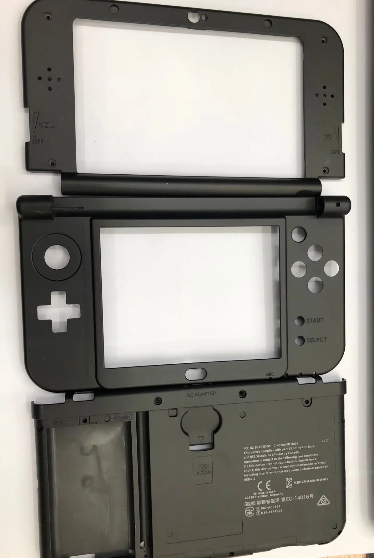 Оригинальный корпус среднего корпуса передняя панель жидкокристаллический