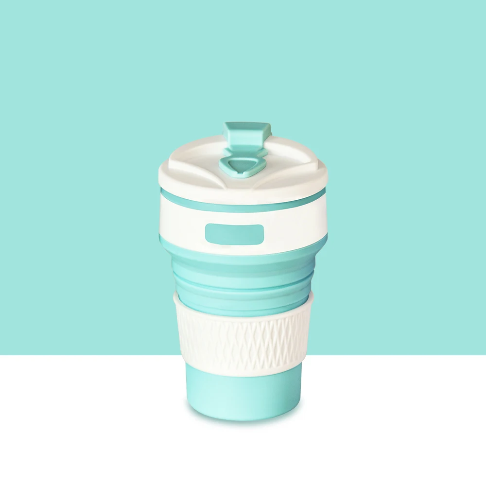 Zemen портативная силиконовая чашка Горячая Складная Силиконовая телескопическая