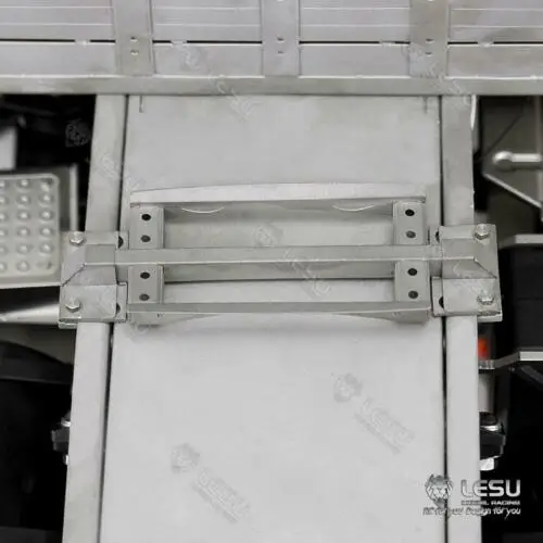 LESU 1/14 металлический VOL бортовой прицеп для DIY Tmy F16 RC тягач TH16377