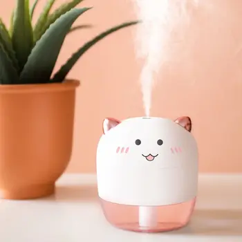 

Lovely Air Humidifier Aroma Essential Oil Diffuser USB Fogger LED Light Home Car