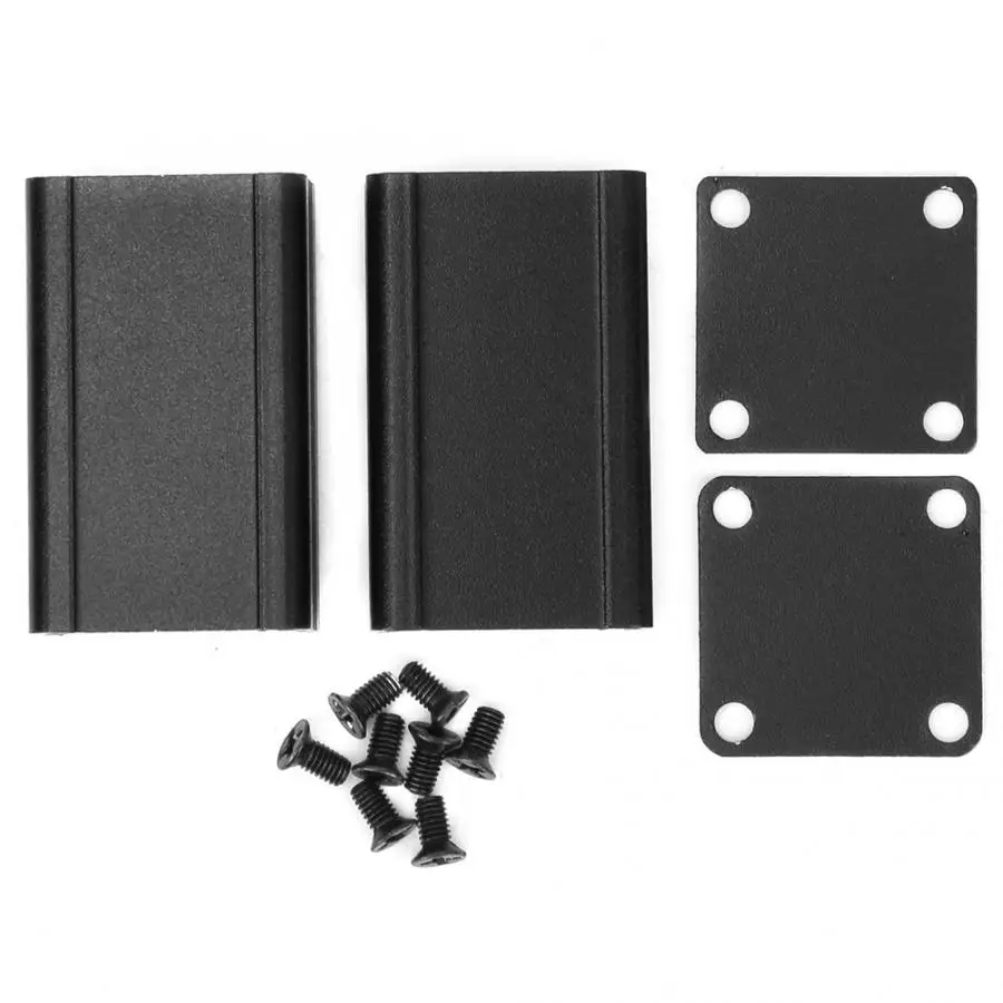 High Quality 25 x 25 x 40mm Aluminum Cooling Case Split Type Electronic DIY Circuit Board Enclosure wire connector junction