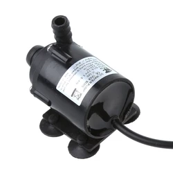 DC 12V Solar Power Hot Circulation Water Pump Brushless Motor Aquarium Pond Submersible 200L/H