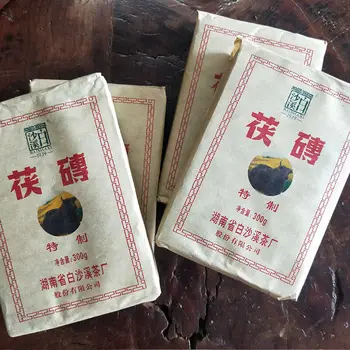 

Baishaxi Anhua Dark Tea Fu Cha Brick Tea China Black Tea Bai Sha Xi Hei Cha 300g