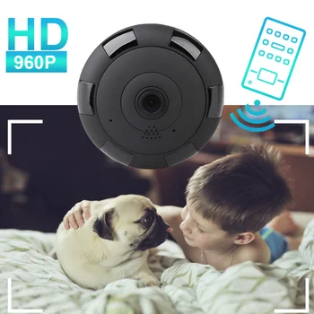 

Home Security WIFI 960P IP Camera Wireless Small CCTV Infrared Night Vision Motion Detection SD Card Slot Audio APP