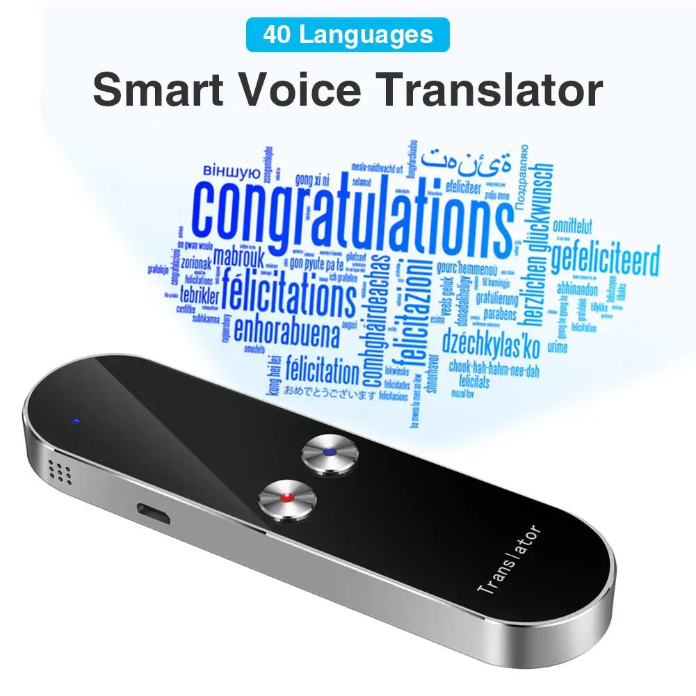 K8 переводчик голосовой перевод 40 многоязычный двусторонний в реальном времени умный перевод для путешествий бизнес-встречи
