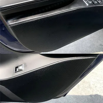 

4Pcs Carbon Fiber Cover Sticker Anti-wear Anti-dirty Anti-kick Pad Protector Mat Fit For Tesla Model 3 X S Replacement