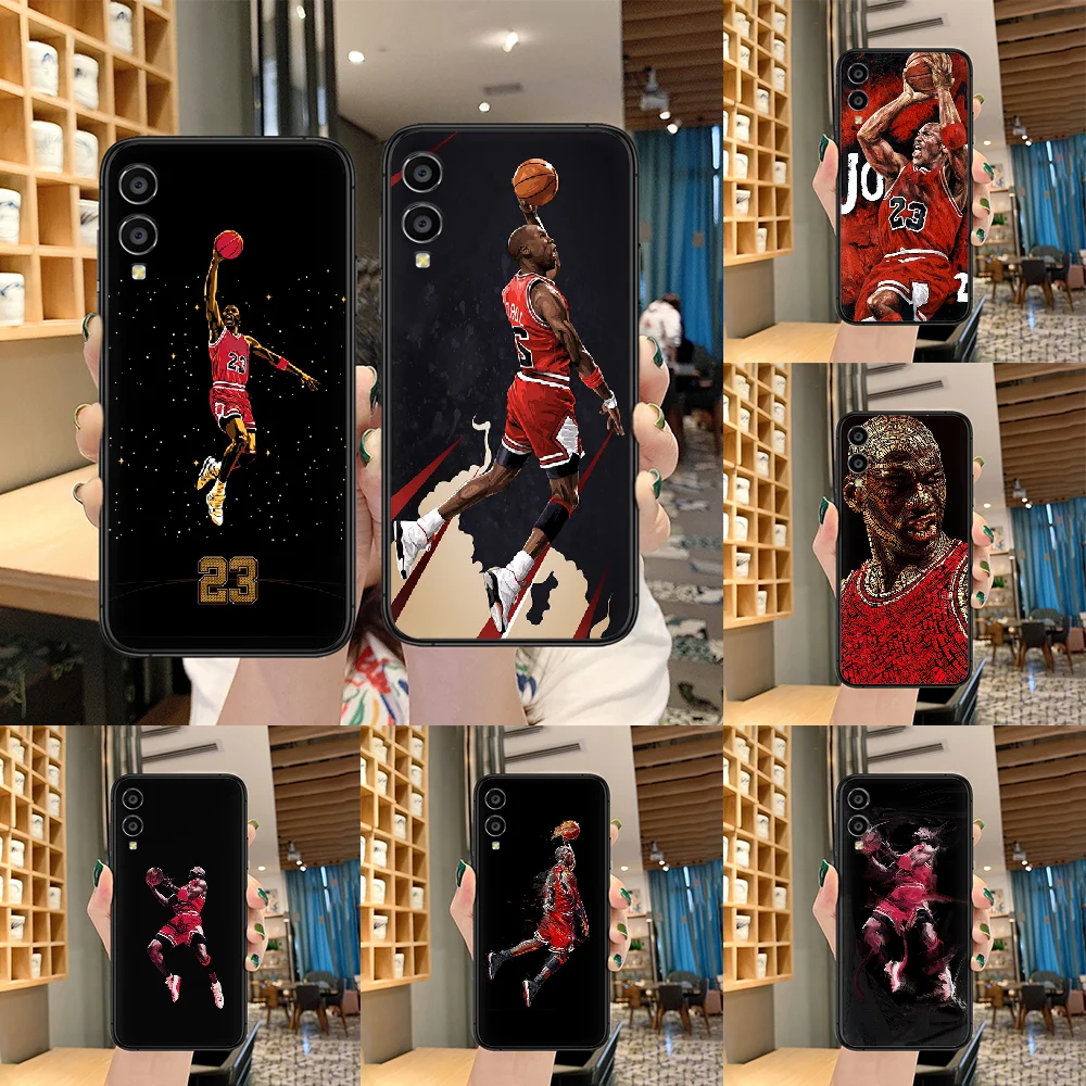 

Basketball Player Trapeze Jordan Phone case For Huawei Honor 10 10i 20 6A 7A 8 8A 8X 9 9X Play View 20 Lite Pro black shell