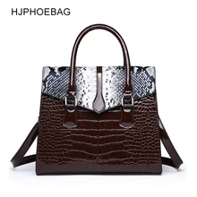 HJPHOEBAG, женские сумки, Брендовые женские сумки, сумки через плечо, модная сумка на плечо, крокодиловый узор, ручная сумка, bolsa feminina YC220