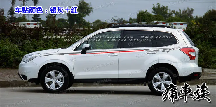 Автомобильная наклейка для SUBARU Forester кузова наружная декоративная наклейка Forester SUV внедорожник тюнинг для внедорожников