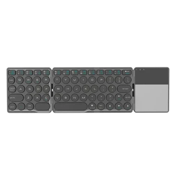 

Portable Wireless Bluetooth Folding Mini Digital Keyboard BT Foldable Touchpad Keypad for Windows IOS Android Ipad Tablet Laptop