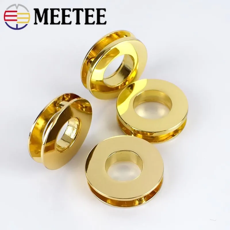 Meetee 4/10 шт. ID11/13 мм металлическое ушко винт с пряжкой-хомут круглым воротником для
