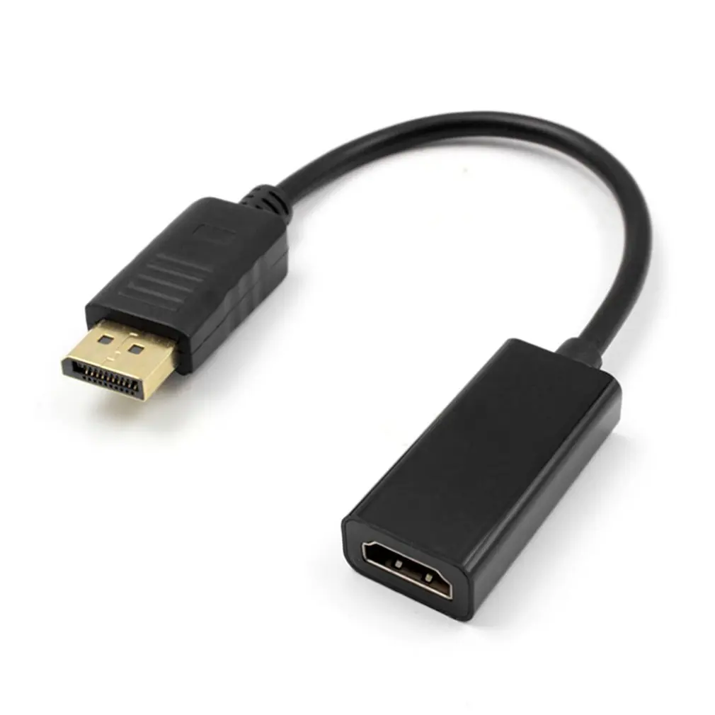 

Big DisplayPort To HDMI Cable Adapter HD 1080P Male To Female DP To HDMI Converter For All Devices With DisplayPort