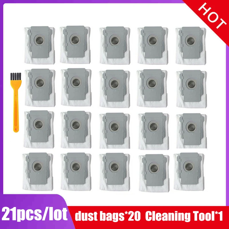 Multi-set Dirt Disposal Replacement Bags for iRobot Roomba i7 i7+ E5 E6 E7  s9 s9+ Clean Base vacuum cleaner parts dust bags