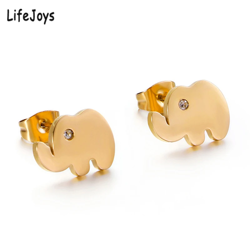 Small Stud Earring Zircon Jewelry 