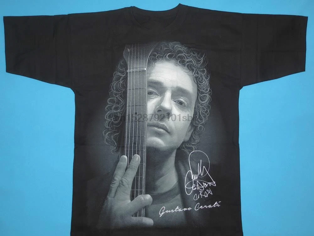 Специальная коллекционная футболка Gustavo Cerati новая мужская с содовой