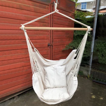 

Outdoor Camping Garden Hanging Hammock Chair Home Bedroom Dormitory Swing Seat Outdoor Swing Chair Baby Swing Kid Toy