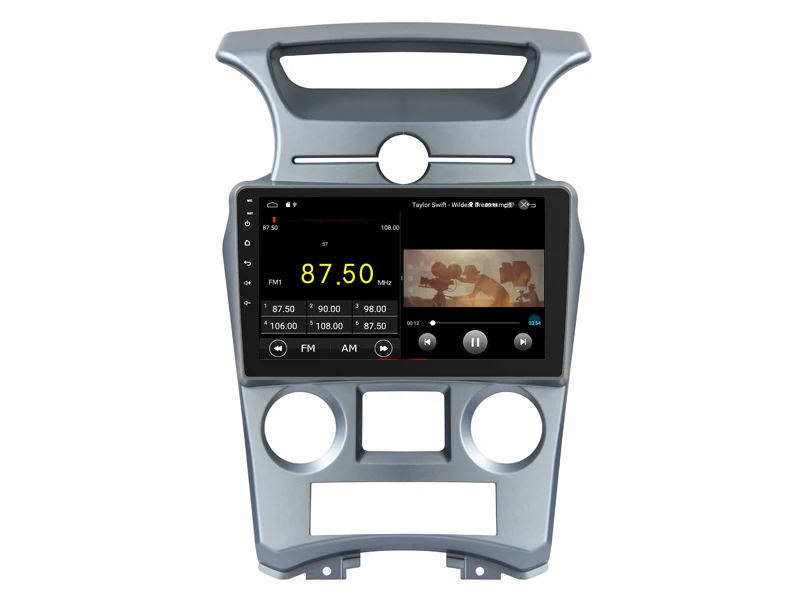 Flash Deal AVGOTOP Android 9 Bluetooth GPS Car Radio DVD Player For KIA CARENS 2007-2011 (Auto Air- Conditioner version) 3