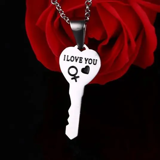 Новые модные ювелирные изделия Looker Fate Love ожерелье из нержавеющей стали 316L черное