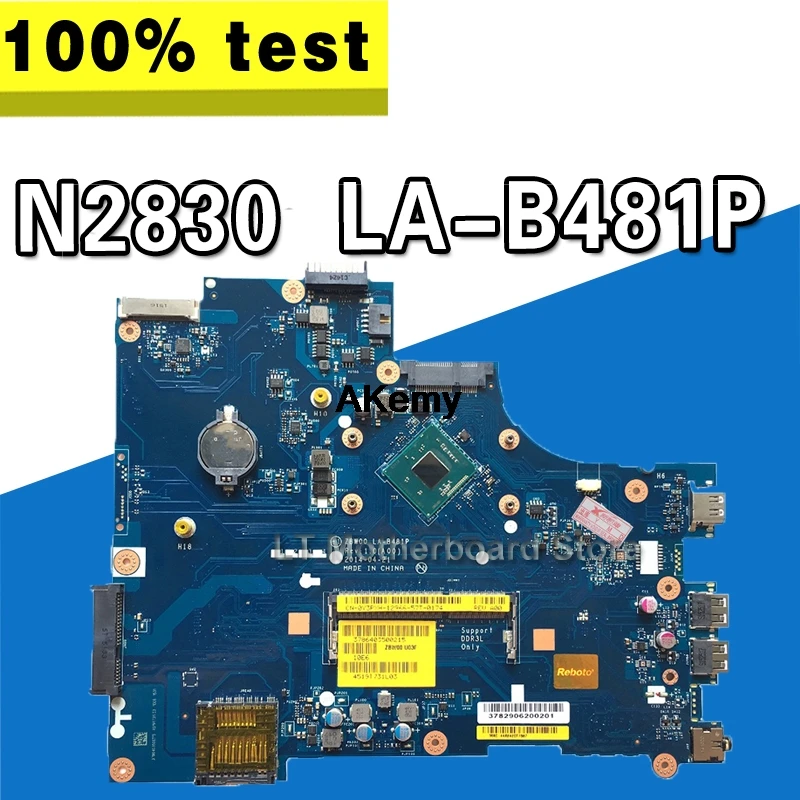 

CN-028V9W 28V9W FOR DELL INSPIRON 15 3531 laptop motherboard ZBW00 LA-B481P REV:1.0(A00) N2830 mainboard NOTEBOOK PC