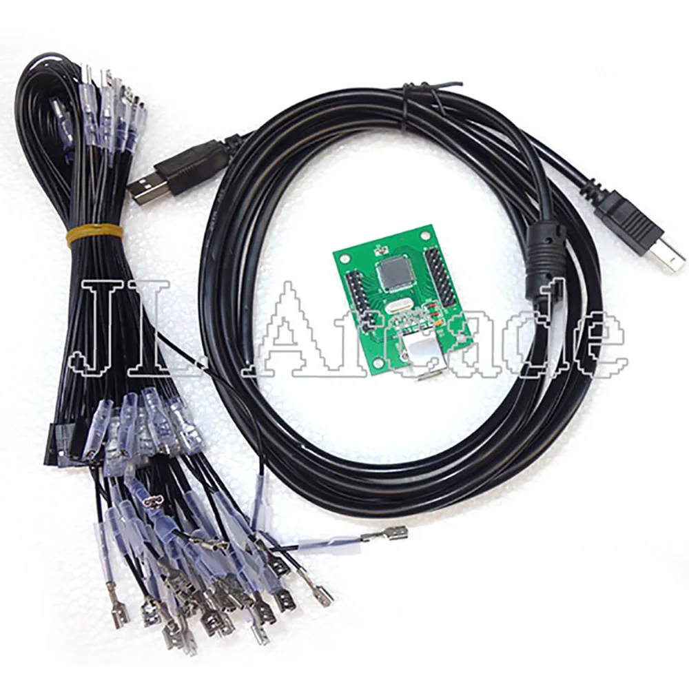 DIY 2 игрока аркадный на USB контроллер адаптер джойстик Соединительный кабель