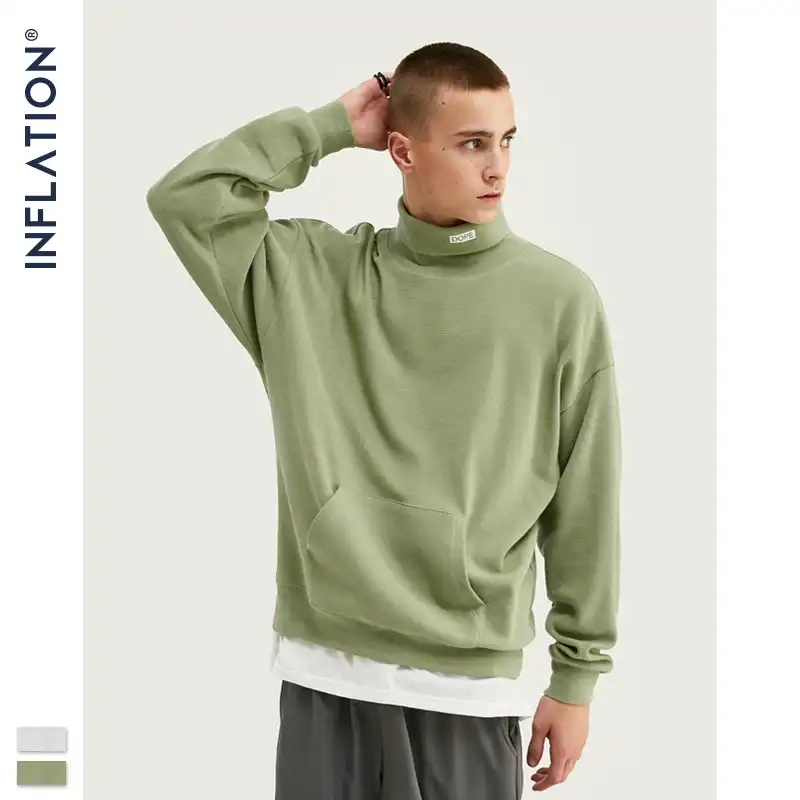 Loose fit sweatshirt men's Clearance