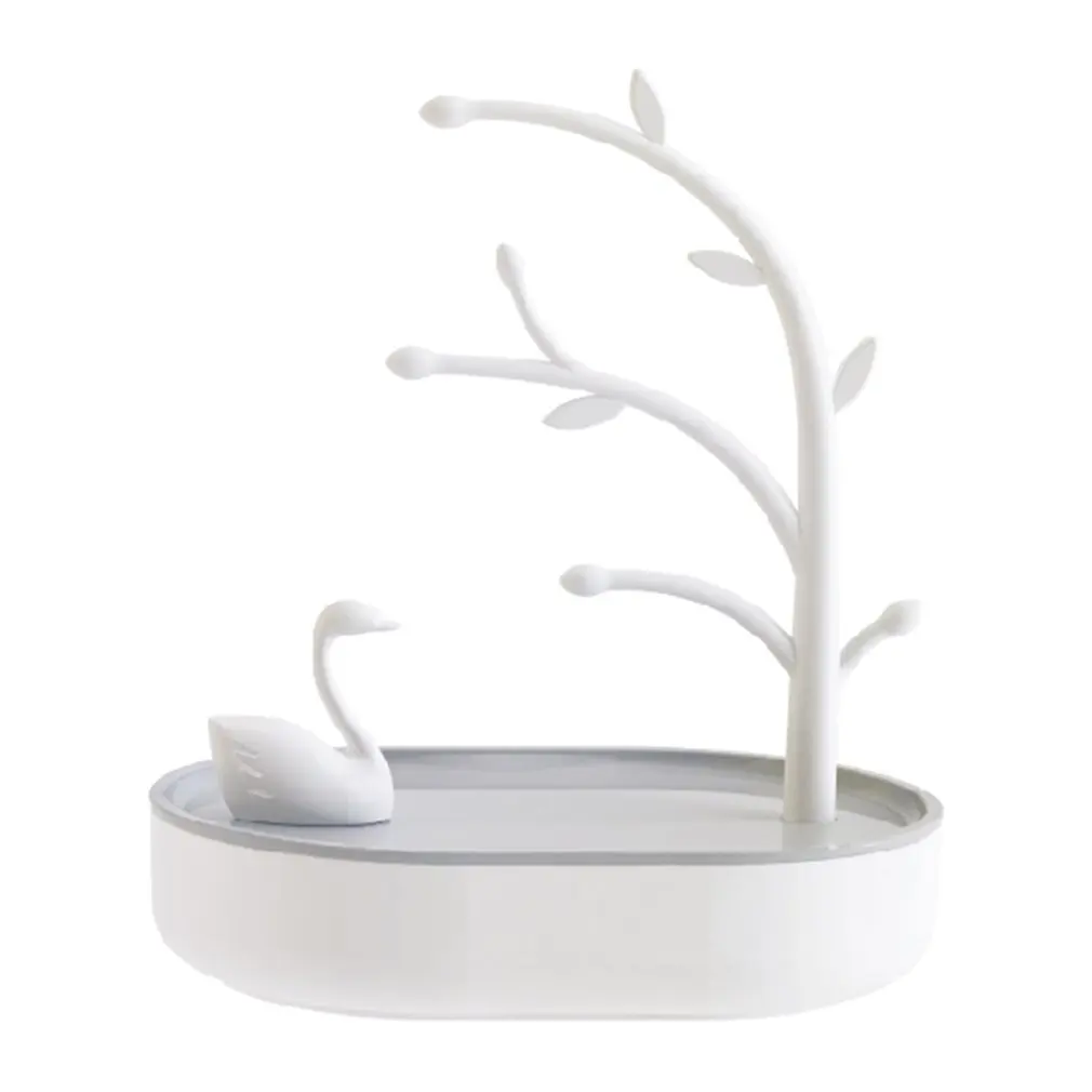 

Swan Lake jewelry collection box makeup organizer box cosmetic boxes storage dressing table lipstick holder home