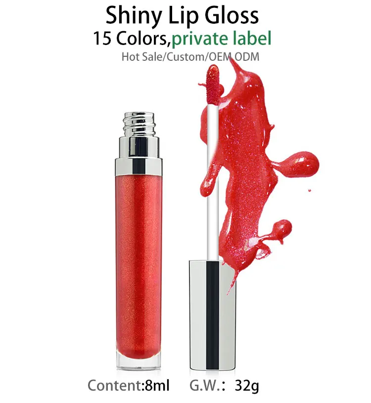 Best Selling 15 Color Private Label Long Lasting Waterproof Non Sticky Lipgloss Matte Liquid Lipstick