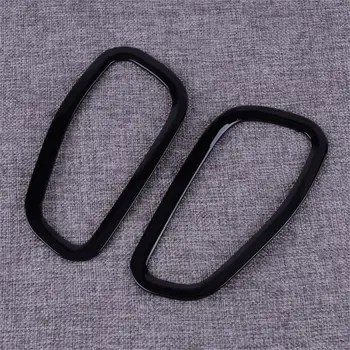 

DWCX Car Front Turn Singal Light Lamp Cover Trim Frame Black ABS Fit for Jeep Renegade 2015 2016