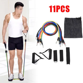 

Fitness Resistance Bands Heavy Workout Exercise 11 Pcs/Set Yoga Useful