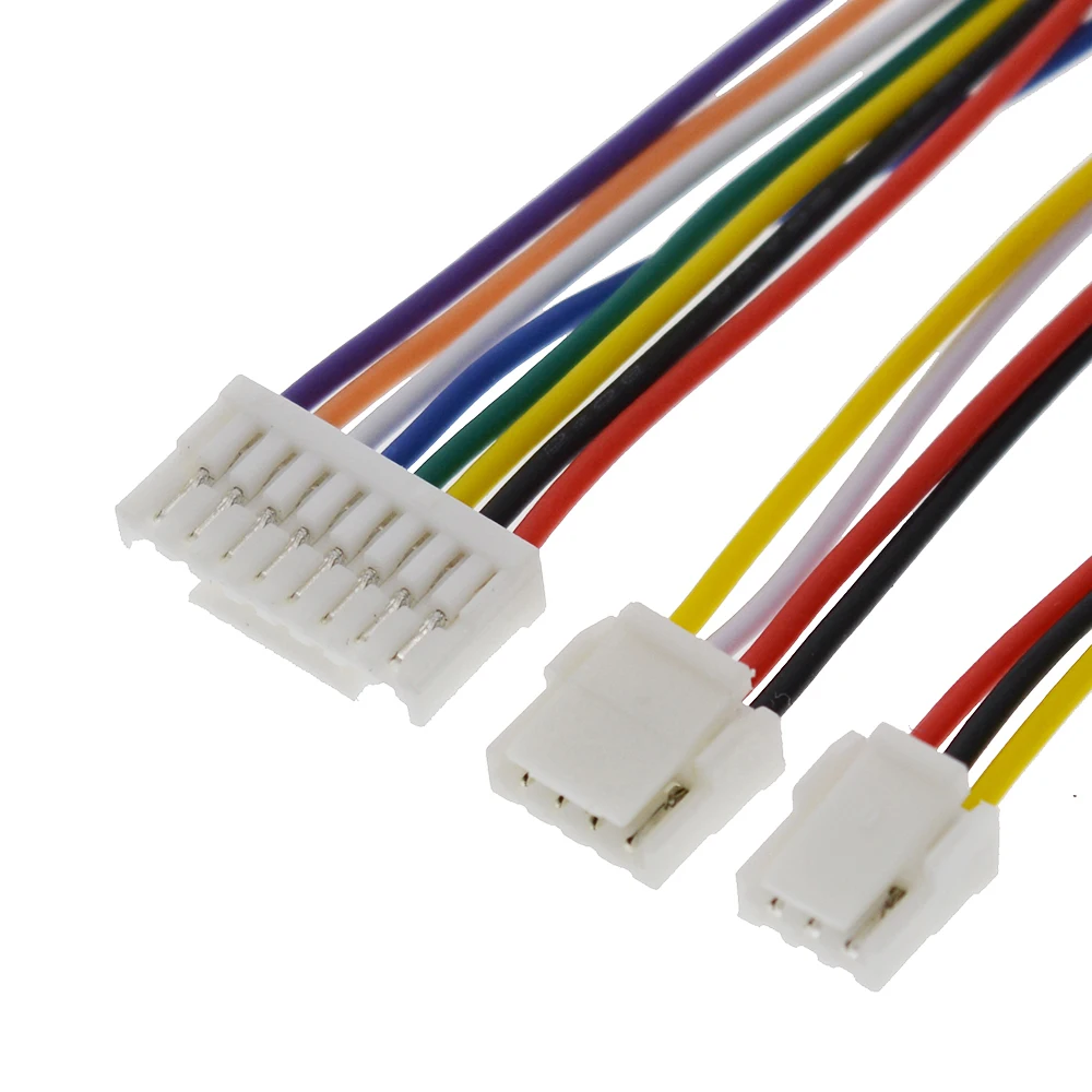 JST GH 1 25 2P 3P 4P 5P 6-контактный Штекерный разъем с проводными кабелями 150 мм один 28AWG |