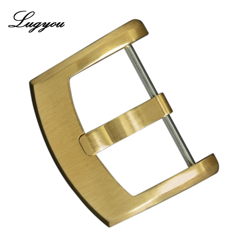 Lugyou San Martin часы части бронзовая Пряжка для ремешков пряжка с язычком матовый 22 мм 3,3 мм с пружинными прутьями