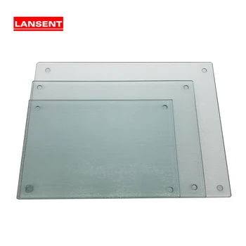 

Factory Sales Tempered Glass Decorative Kitchen stuff Cutting Board Easy Clean Healthy Food Fruit Chopping Board Presentation