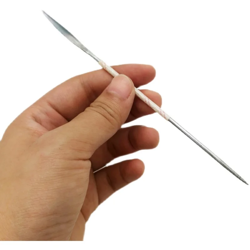 Pottery Tools Clay Sculpting Tools Pottery Sculpting Tools Pottery Digging Spout Knife Steel Needle Punching and Cutting Mud DIY Ceramic Sculpture Repair Rough Engraving Modeling Tool