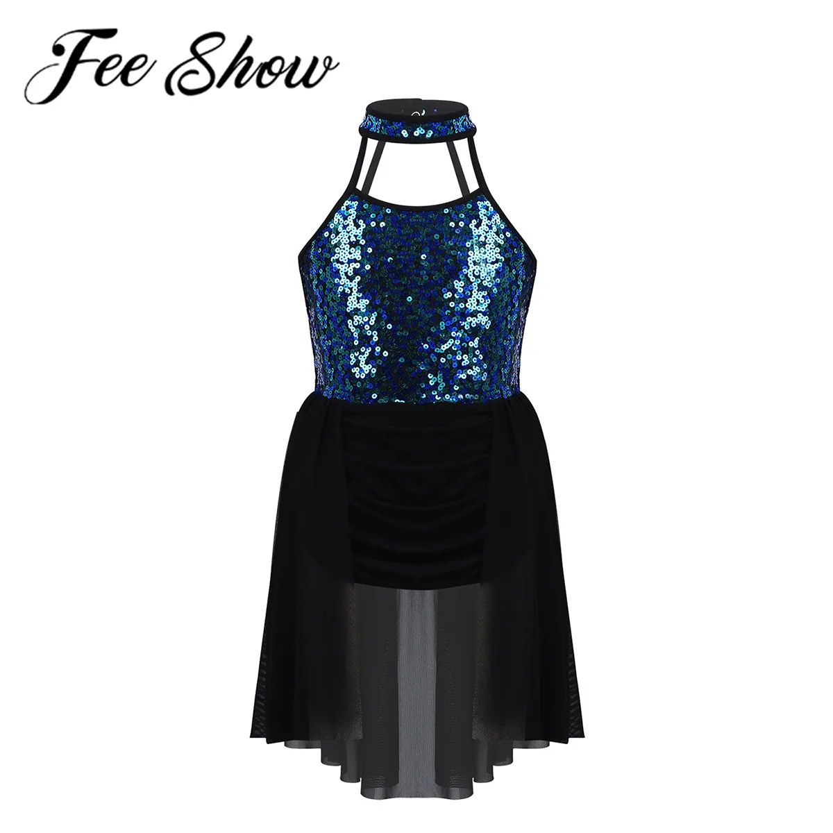 Vestito Da Ballerina Con Strass E Tut&ugrave; - Abito Danza Classica Per Bambine