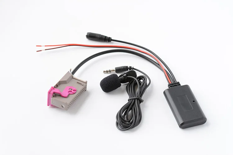 32 Pin AUX адаптер Bluetooth Музыка MP3 Aux-IN аудио кабель микрофон Громкая связь для Audi A3 A4 A6