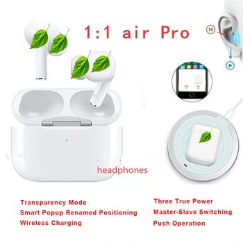 

Air Pro 1:1 pro 3 Name Change Positioning Wireless TWS Bluetooth Earphones Mini Earbuds headphones i300000 GPS for iphone