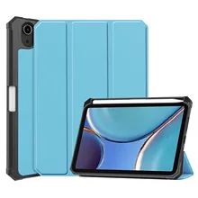 

Solid Color Tablet Case For Ipad Mini 6 TPU Soft Anti-fall Protective Cover For Ipad Mini 6th Generation 8.3 Inch 2021 Stand