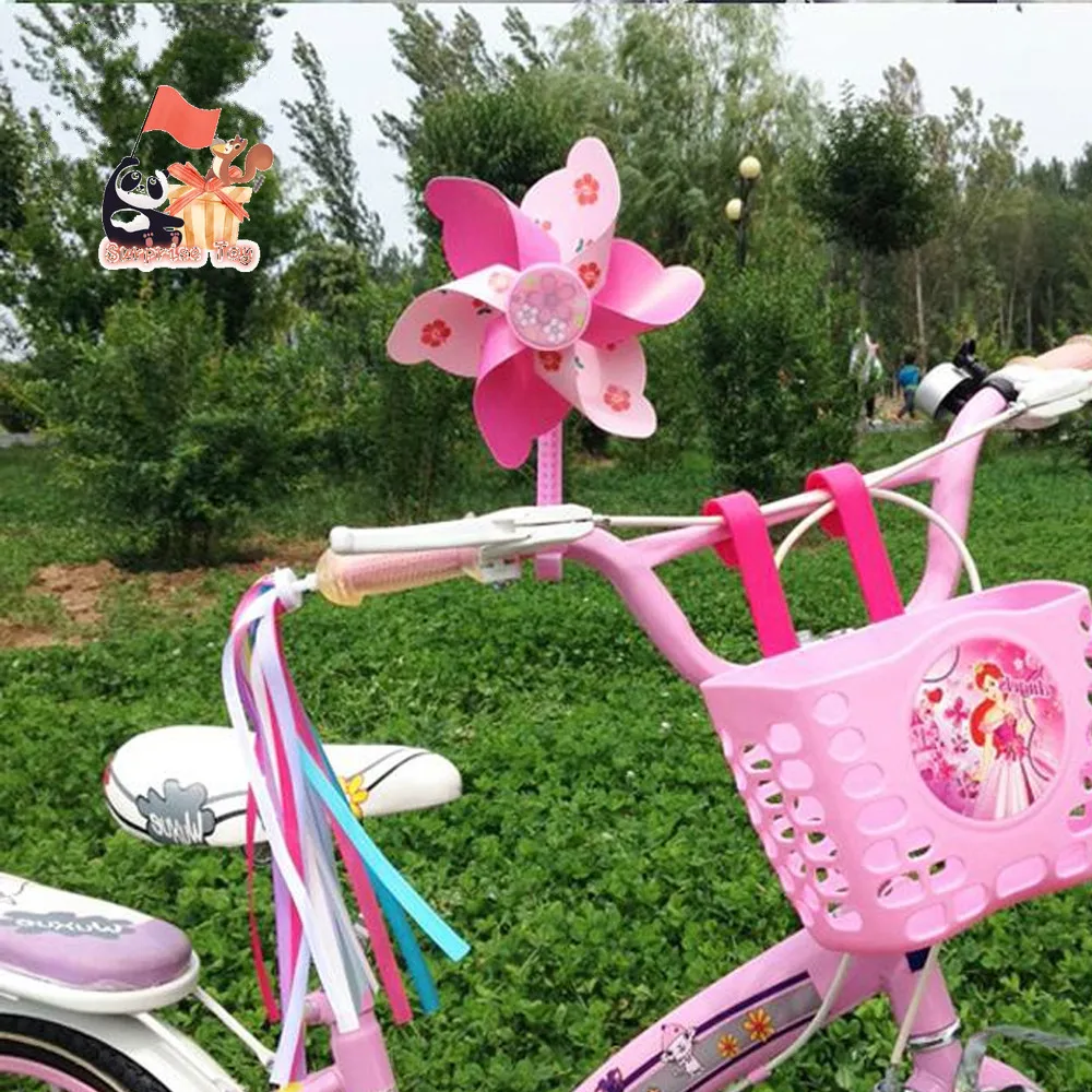 1 Pair of Children Bike Streamers Bicycle Handlebar Ribbon Kids Scooter Tassels 
