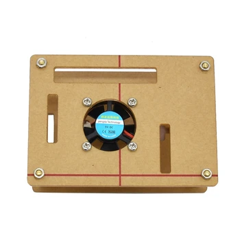 

Raspberry Pi 4 Model B Acrylic Case Raspberry Pi 4B Box Enclosure Shell with Heat Sink Cooling Fan Radiator for Raspberry Pi 4