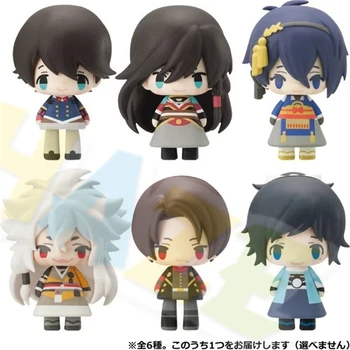 

6pcs/set Touken Ranbu Online Mikazuki Munechika Q Ver. Figure Model Toy Collection 5cm In Box