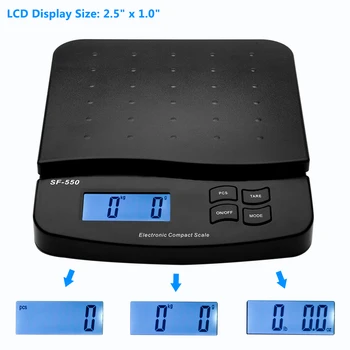 

SF-550 30KG/1G High Precision LCD Digital Postal Shipping Scale With Adapter Electronic Mail Parcel Called Kitchen Scale