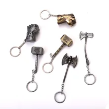 Америка длинный брелок металлический Тор Брелок железные человеческие Мстители Helan по мотивам фильмов подвесная игрушка небольшие подарки