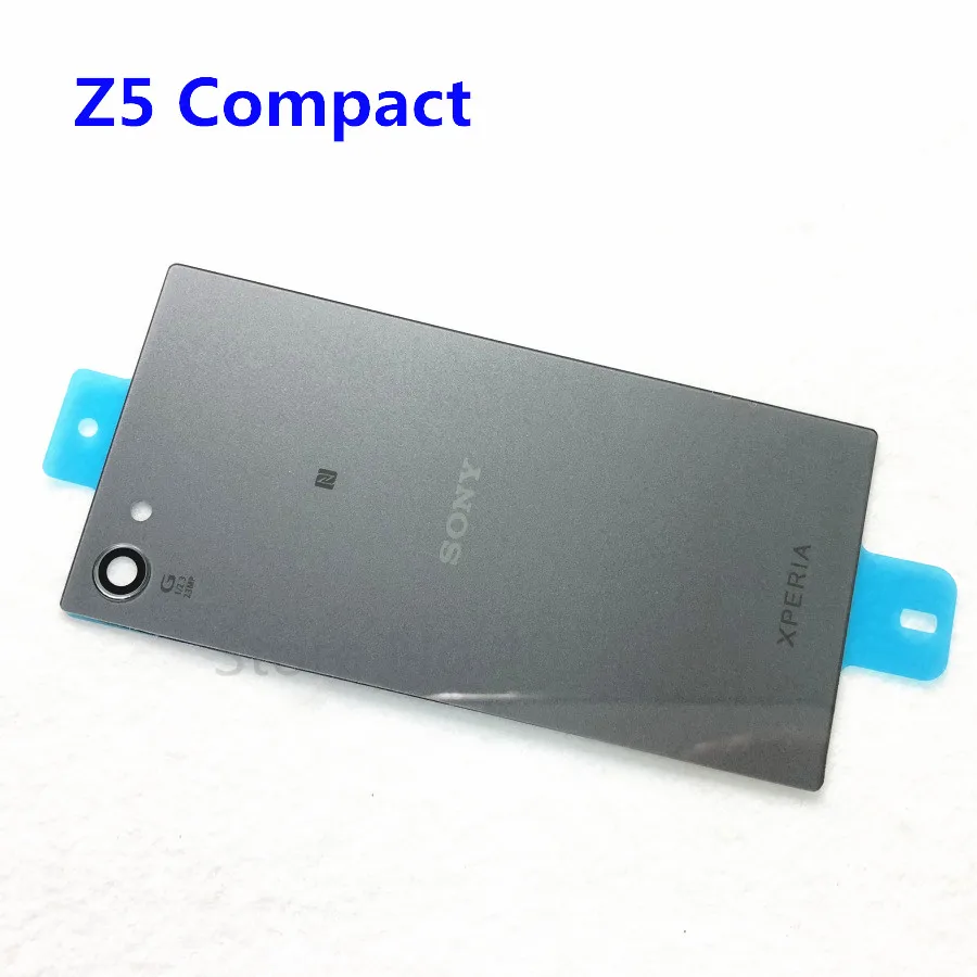 Z5 мини сзади Стекло женские босоножки с закрытой пяткой Корпус для Sony Xperia Z5 Compact Mini E5823 E5803 Батарея двери Крышка/верхнее покрытие чехол Замена+ инструмент
