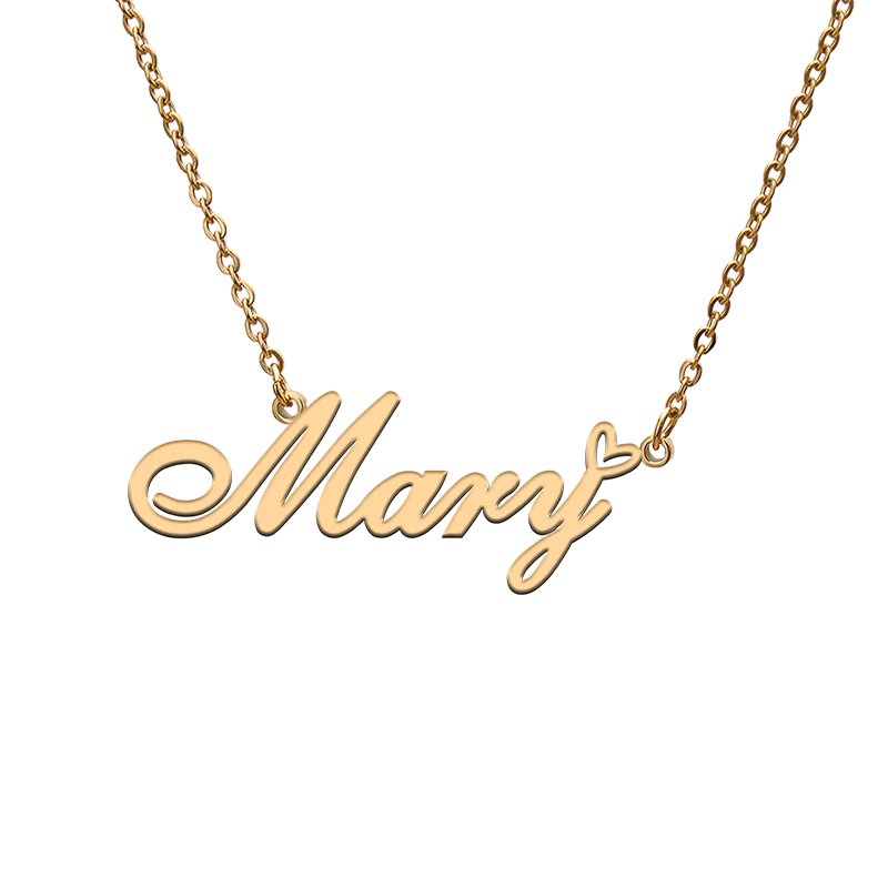 

Custom Personalized Name Necklaces for Mary Best Friends Birthday Christmas Mother Days Jewelry Gifts