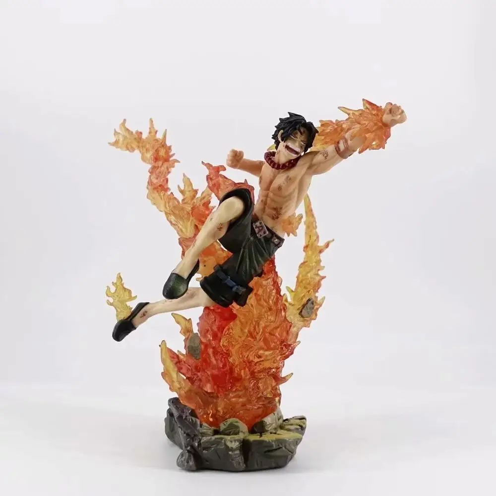 One Piece Old Enemy Whitebeard Pirates Portgas D Ace Edward Newgate Gol D Roger Pvc Action Collectible Model Statue Toy G744 Action Figures Aliexpress